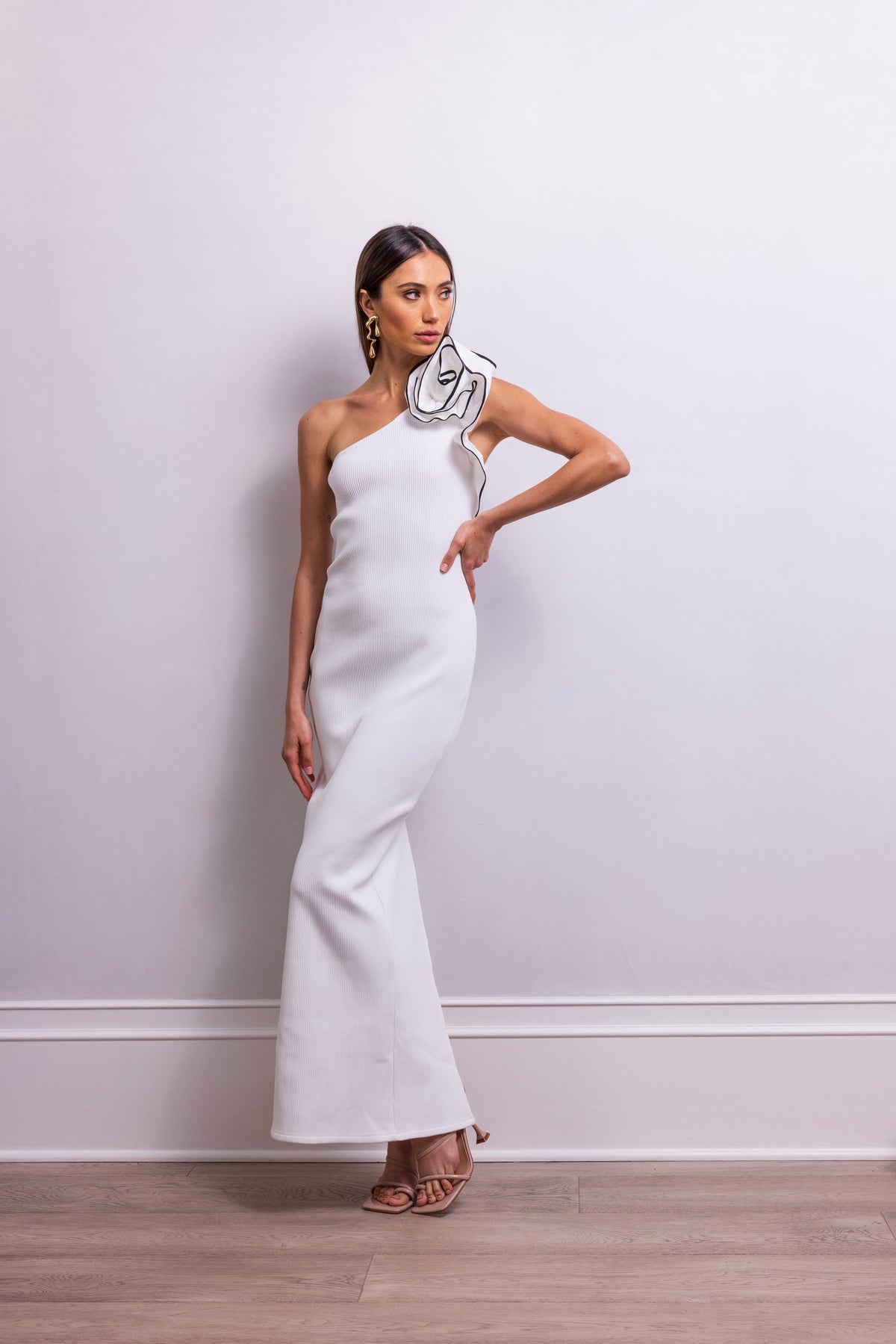 Calling a White Party Maxi Dress in White