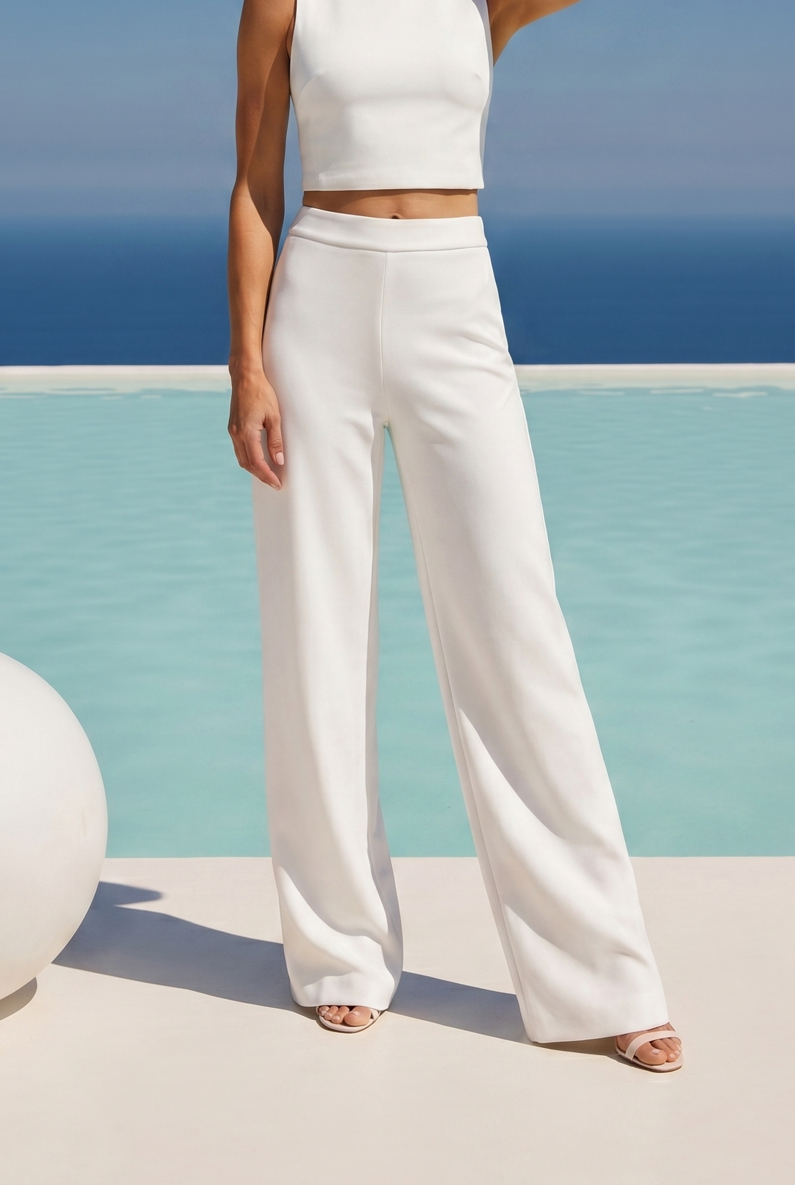 The High Flyer Travel Pant in White