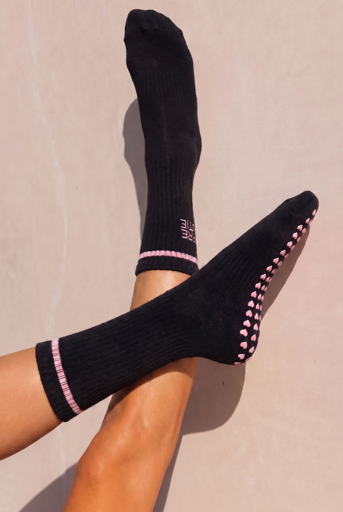 Barre Bestie Grip Socks in Black