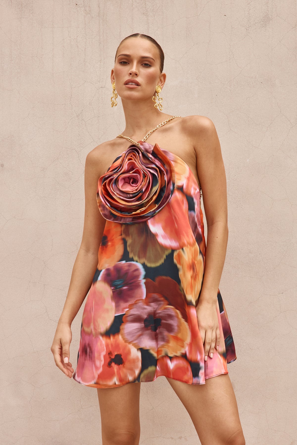 Bound By You Dress in Abstract Floral