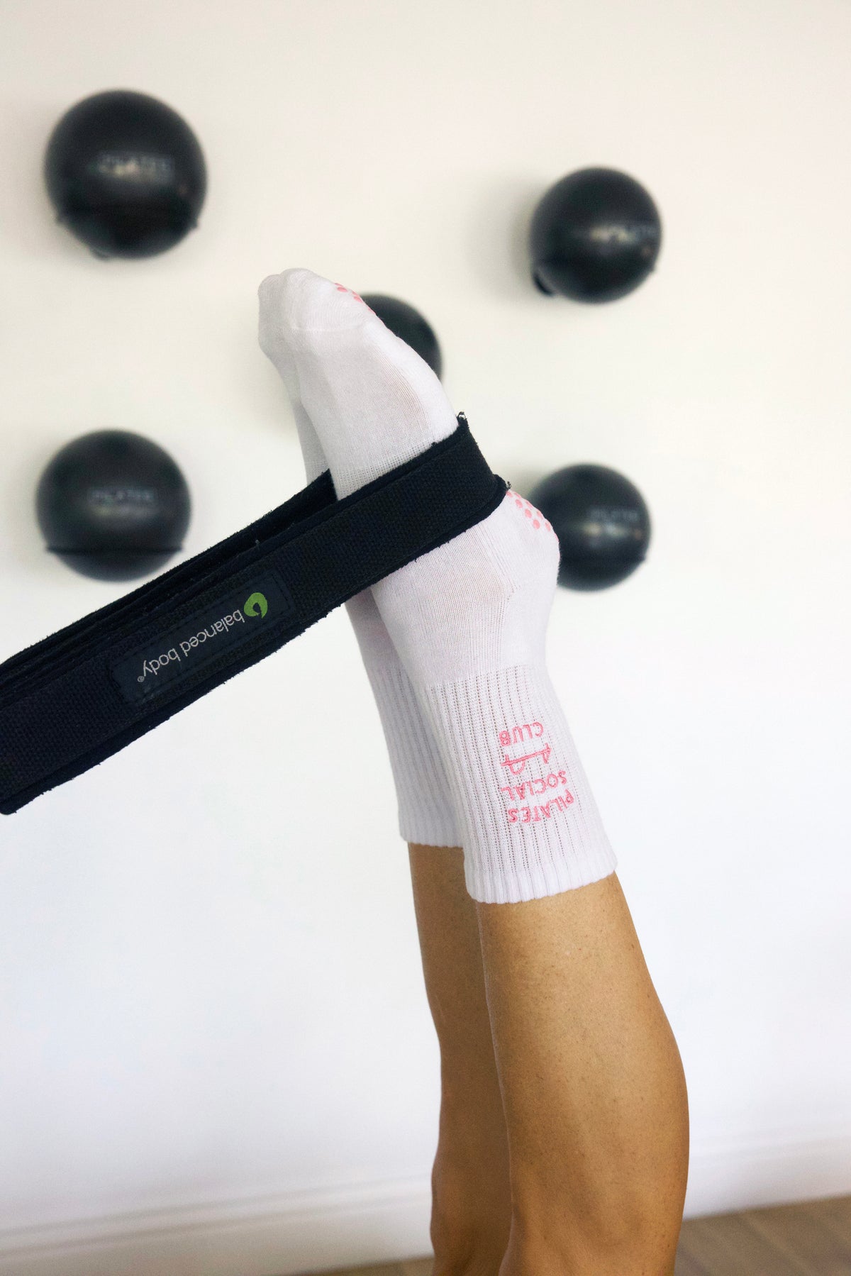 Pilates Social Club Grip Crew Socks
