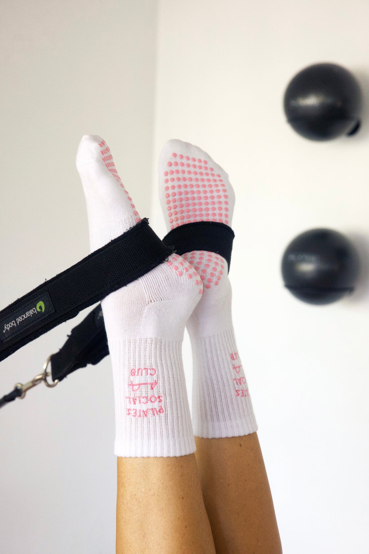 Pilates Social Club Grip Crew Socks