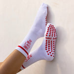 Sorry. Can't. Barre. Bye. Grip Socks