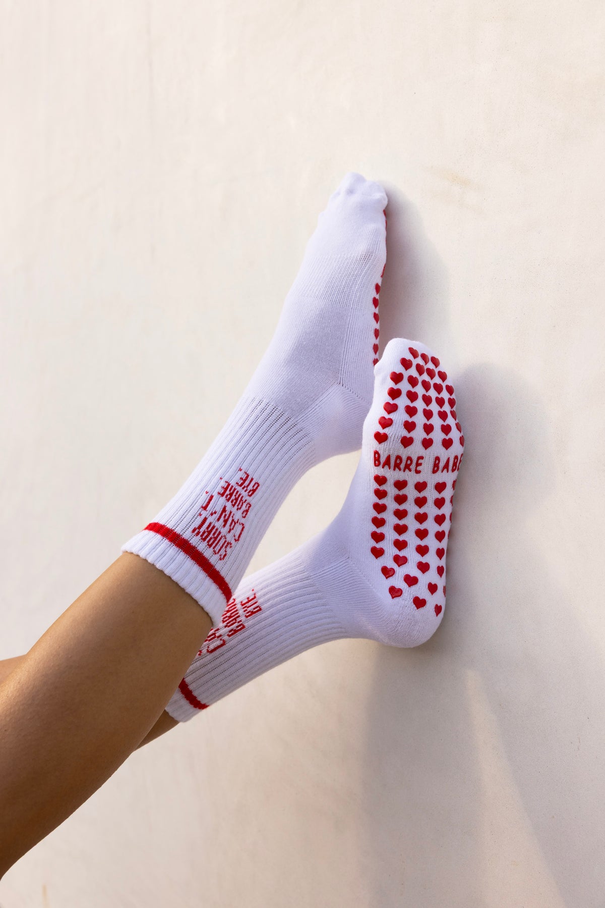 Sorry. Can't. Barre. Bye. Grip Socks