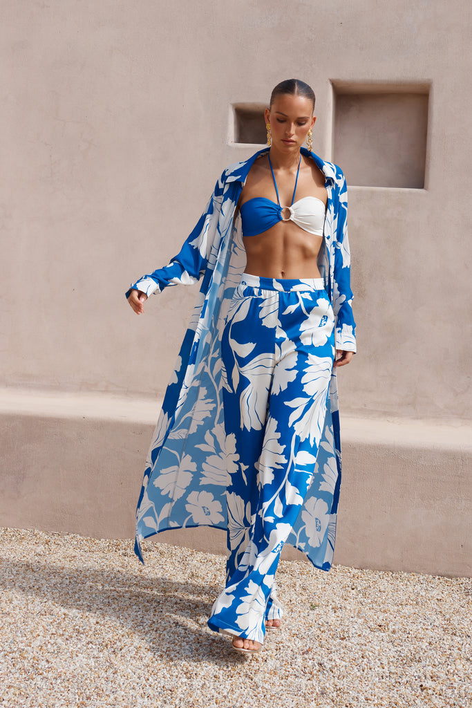 Hope & Harmony Maxi Duster Coverup Coat Floral
