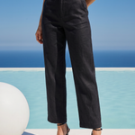 The Tribute Linen Pants in Black