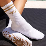 Spill The Tea Barre Pilates Grip Socks