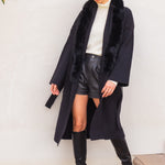 Paloma Knit Maxi Cardigan in Black