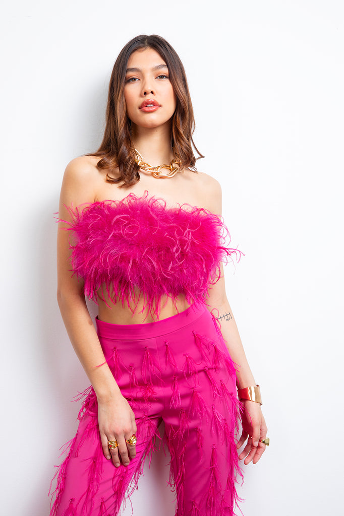 Starburst feather crop