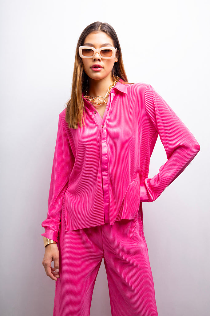 Sammy Plisse button down shirt