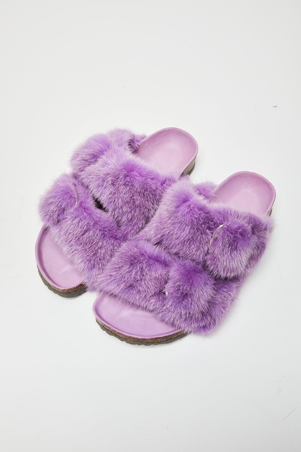 Starstruck fur slides in Lilac