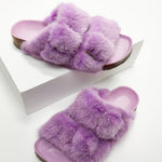 Starstruck fur slides in Lilac