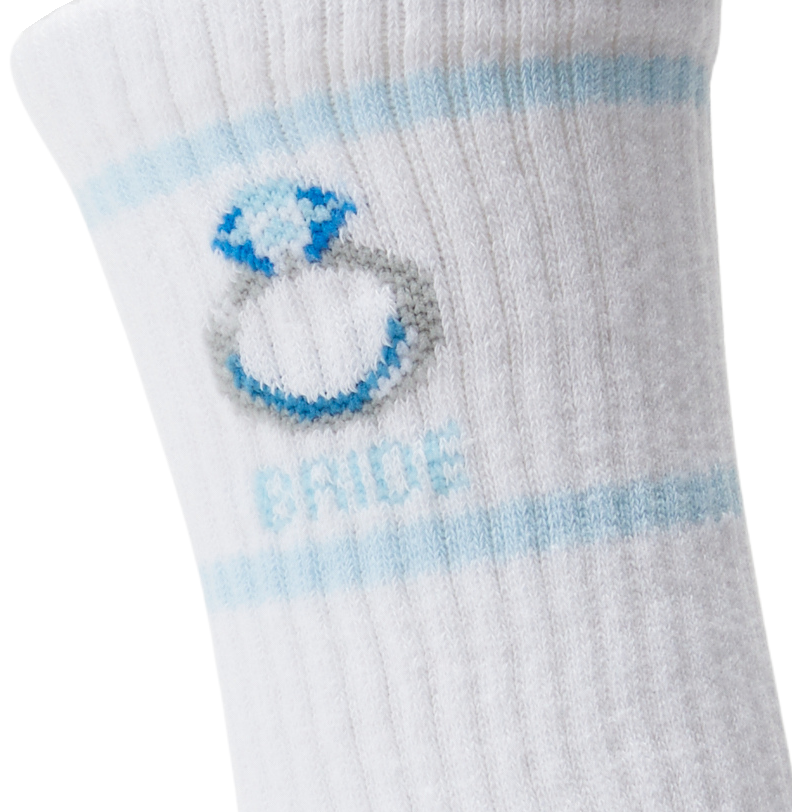 'In My Bridal Era' Bride Pilates Barre Grip Socks