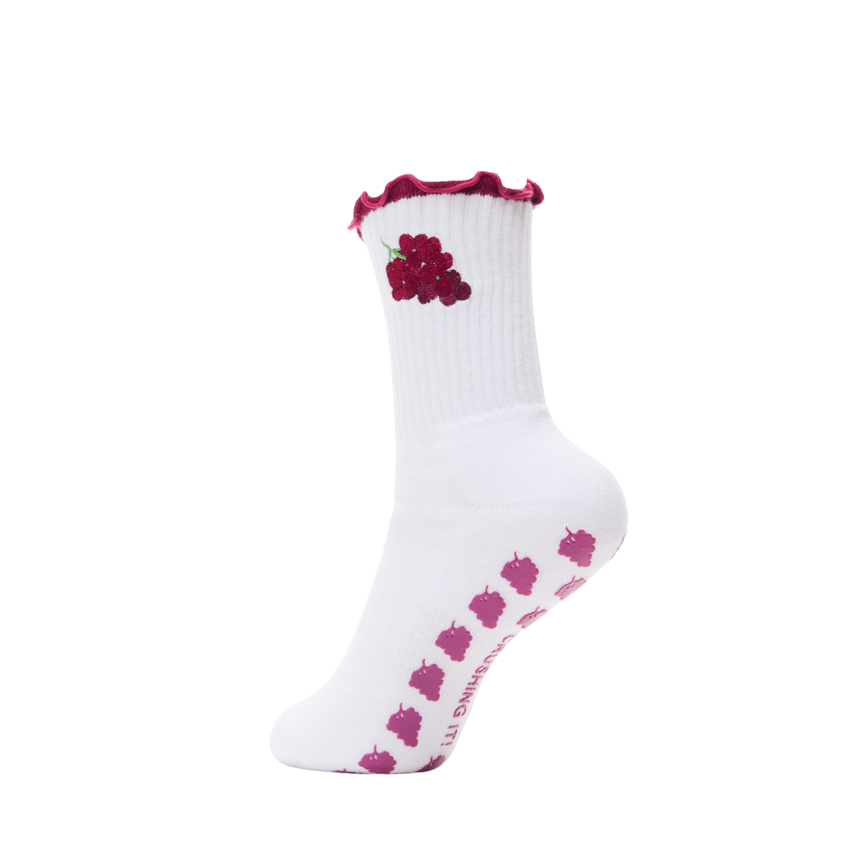 Crushing it! Grape Grip Socks