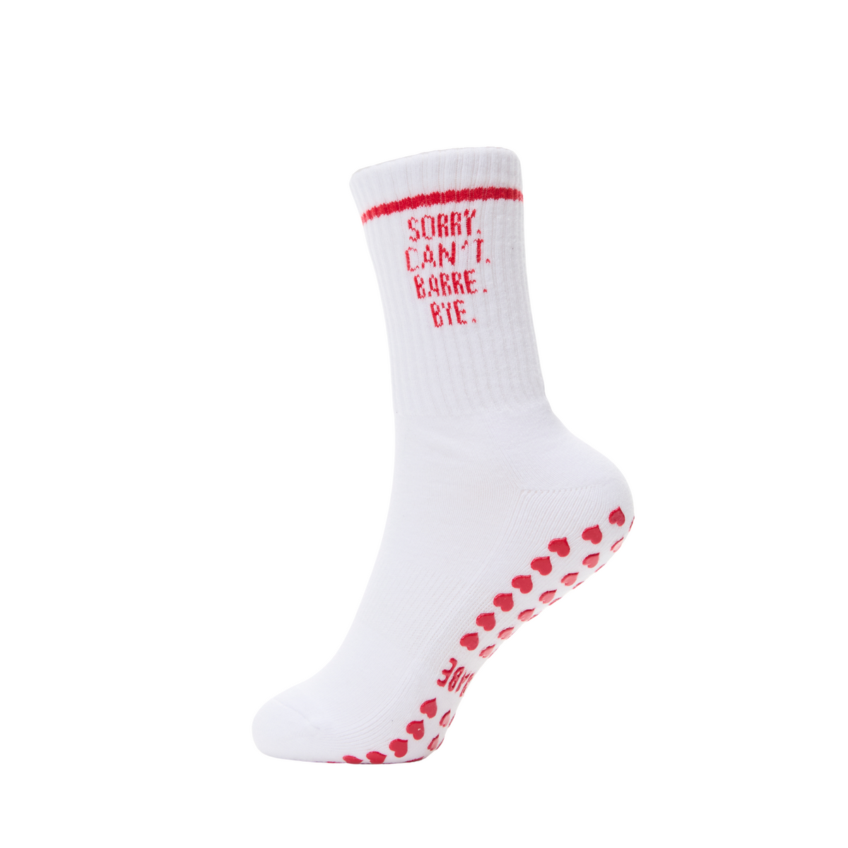 Sorry. Can't. Barre. Bye. Grip Socks