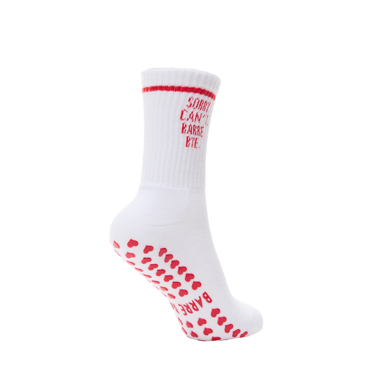 Sorry. Can't. Barre. Bye. Grip Socks