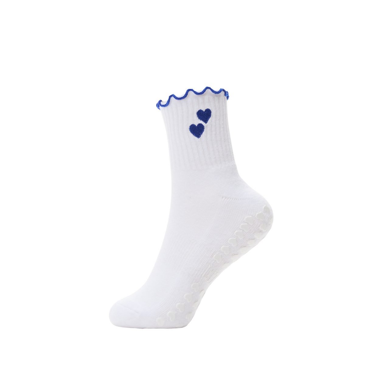 Blue Sweetheart Pilates Girl Grip Socks