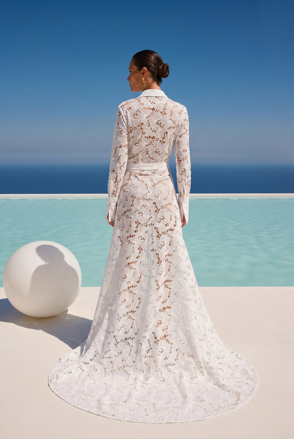 Good Life Lace Maxi Dress in White
