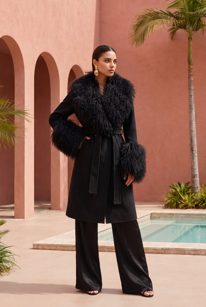 Charlotte Mongolian Wool Coat