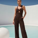 Against the Night Jumpsuit in Brown