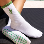 Don't Be a Prick Cactus Barre Pilates Grip Socks
