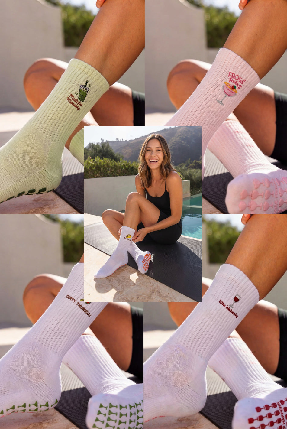 Weekday Pilates Barre Grip Sock Bundle