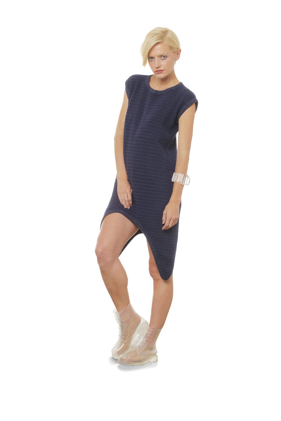 Lisa Maree Crochet (Land) L / Deep Navy w/ Silver AMORE