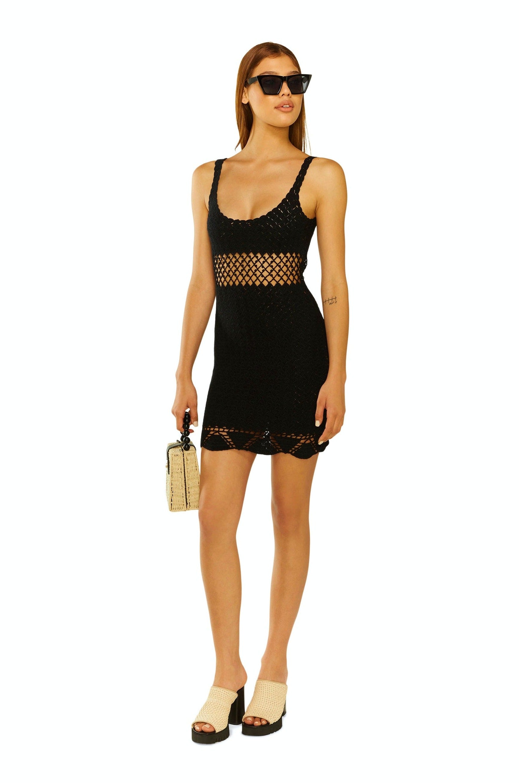 The Left Turn Crochet Mini Dress - Lisa Maree The Left Turn Crochet Mini Dress - Lisa Maree