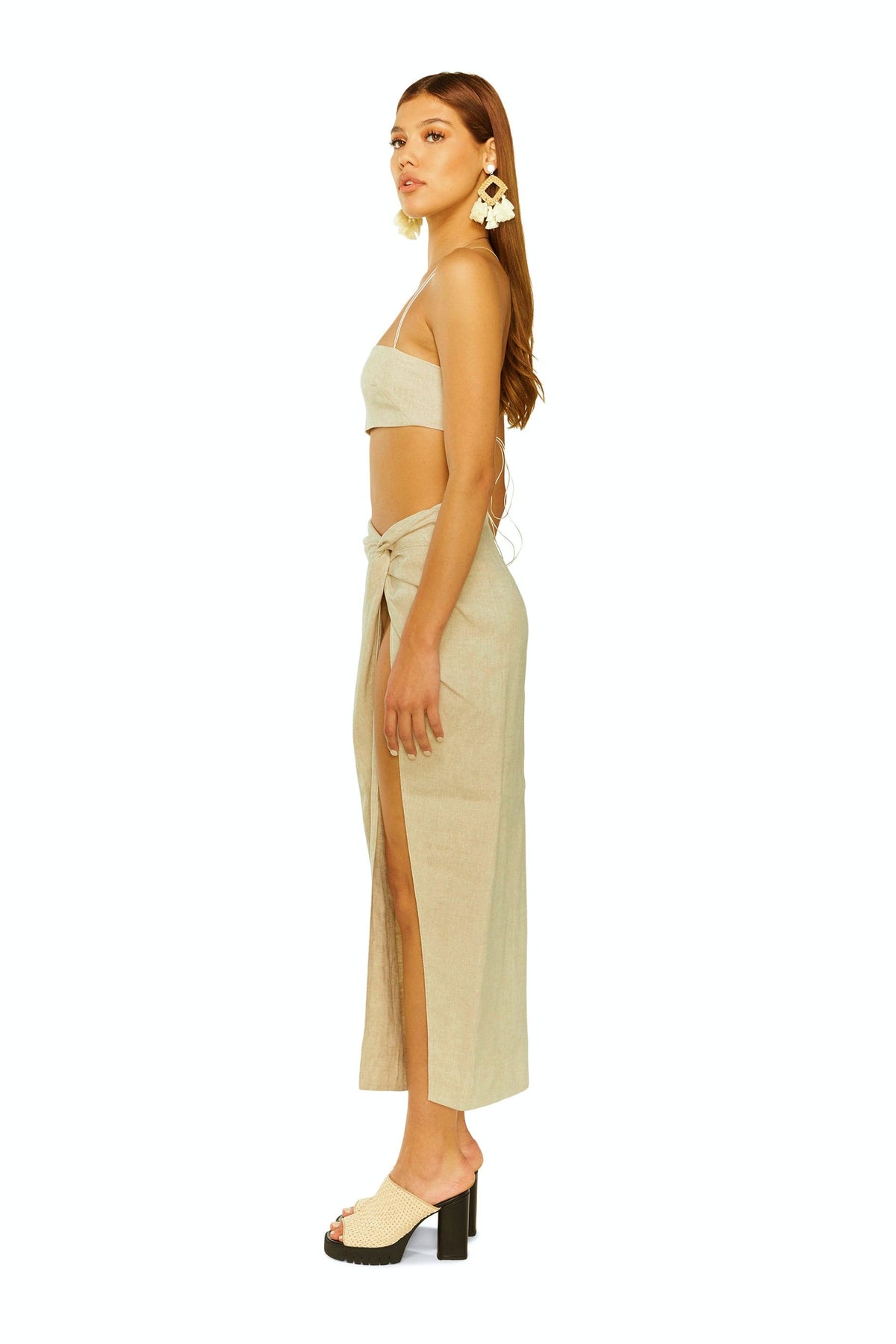 Lisa Maree Ready to Wear WILD TOMORROW TOP WILD TOMORROW - Linen Crop Top | Lisa Maree Online Store